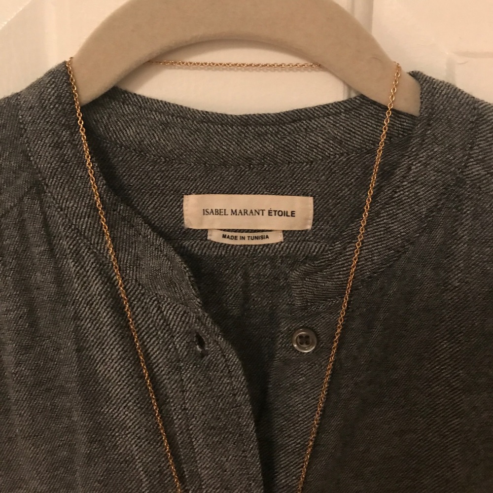 ISABEL MARANT ÉTOILE button down shirt dress